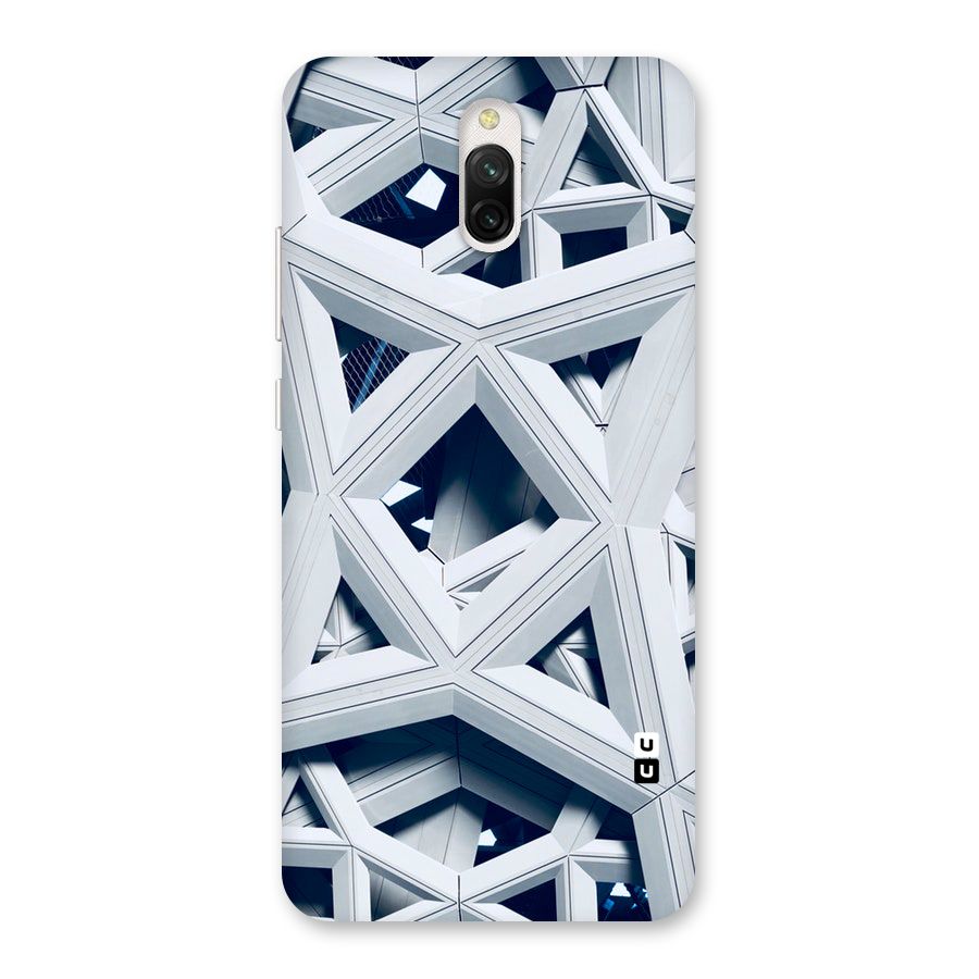 Abstract White Lines Back Case for Redmi 8A Dual