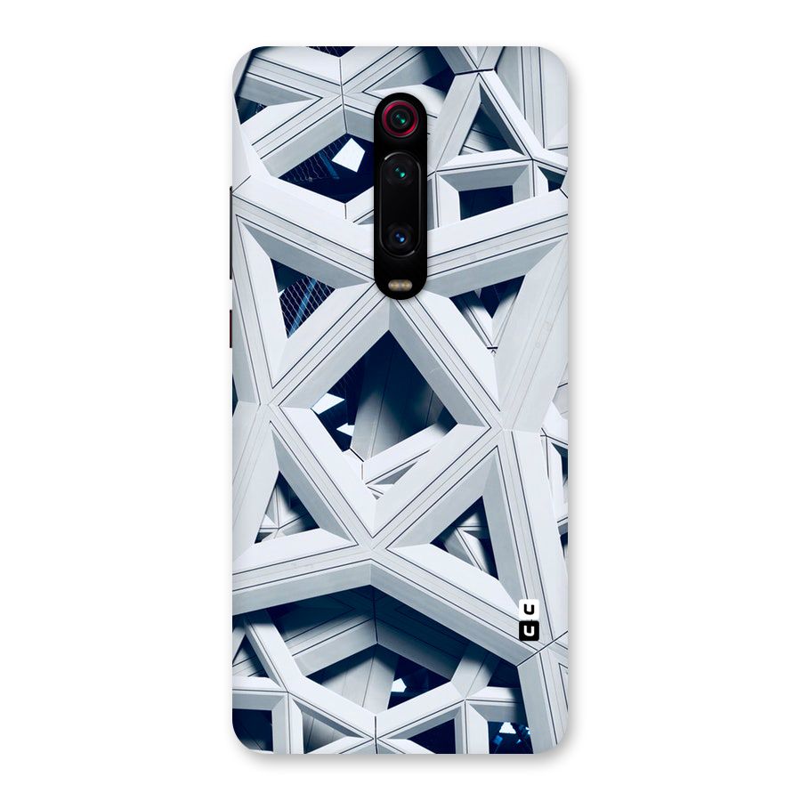 Abstract White Lines Back Case for Redmi K20