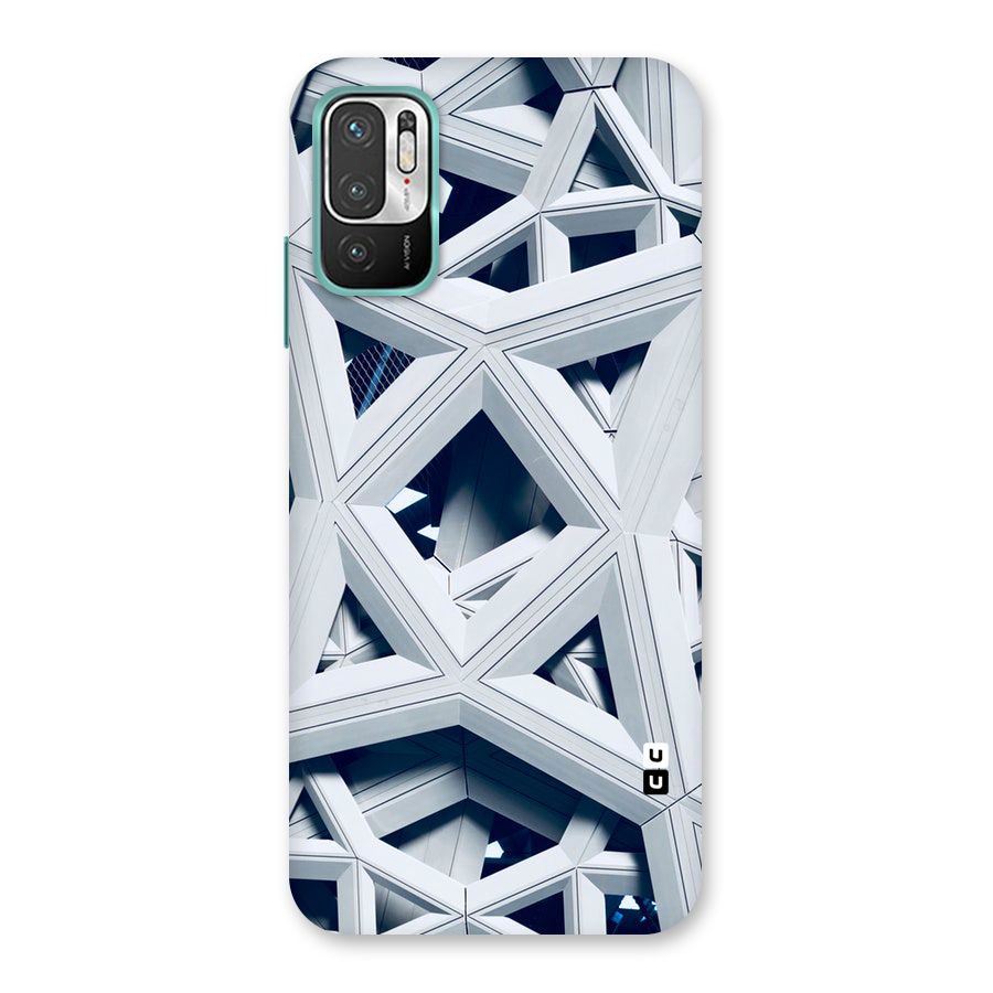 Abstract White Lines Back Case for Redmi Note 10T 5G