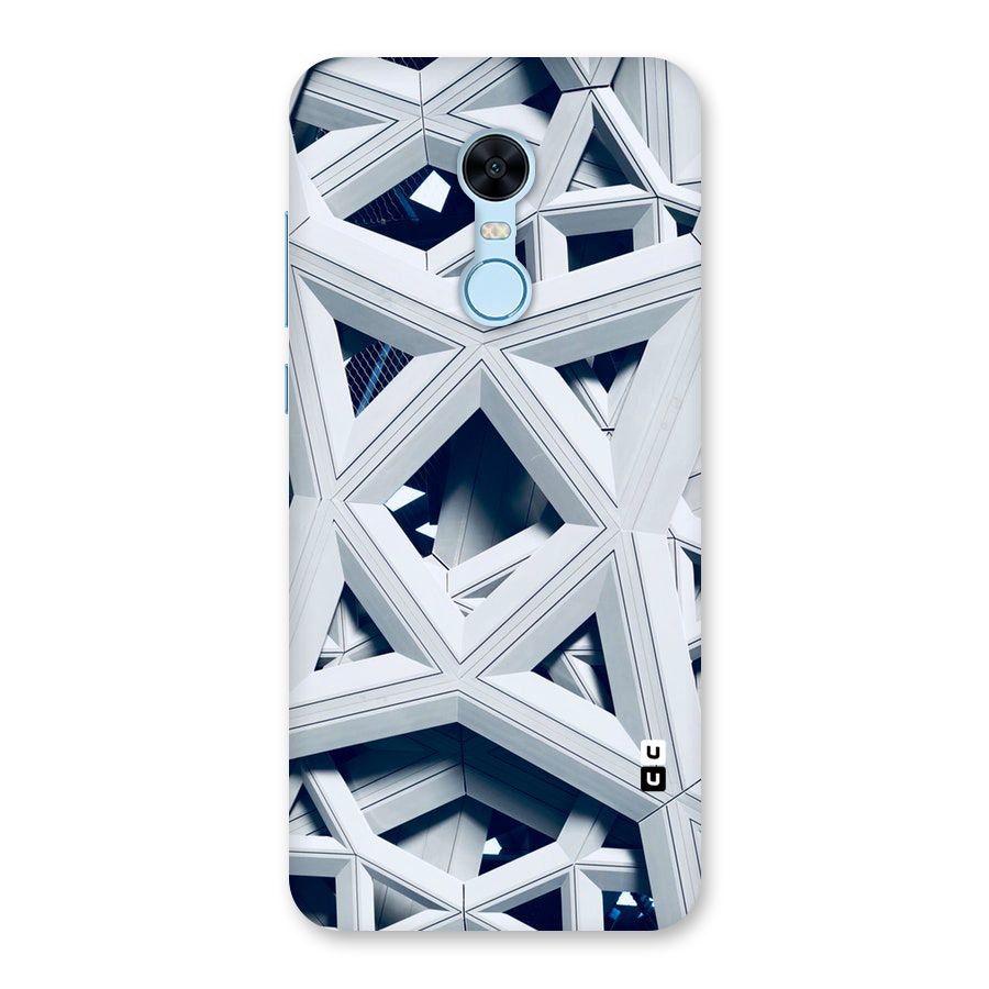 Abstract White Lines Back Case for Redmi Note 5