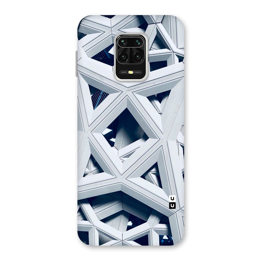 Abstract White Lines Back Case for Redmi Note 9 Pro Max