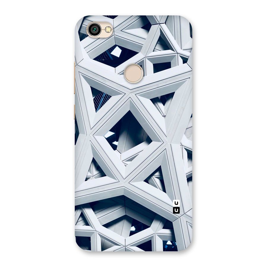 Abstract White Lines Back Case for Redmi Y1 2017
