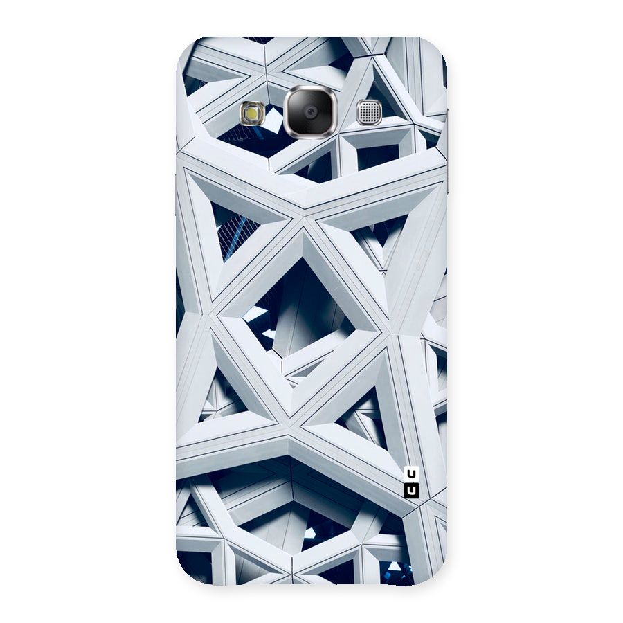 Abstract White Lines Back Case for Samsung Galaxy E5