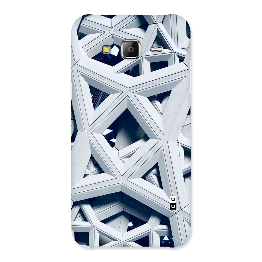 Abstract White Lines Back Case for Samsung Galaxy J2 Prime