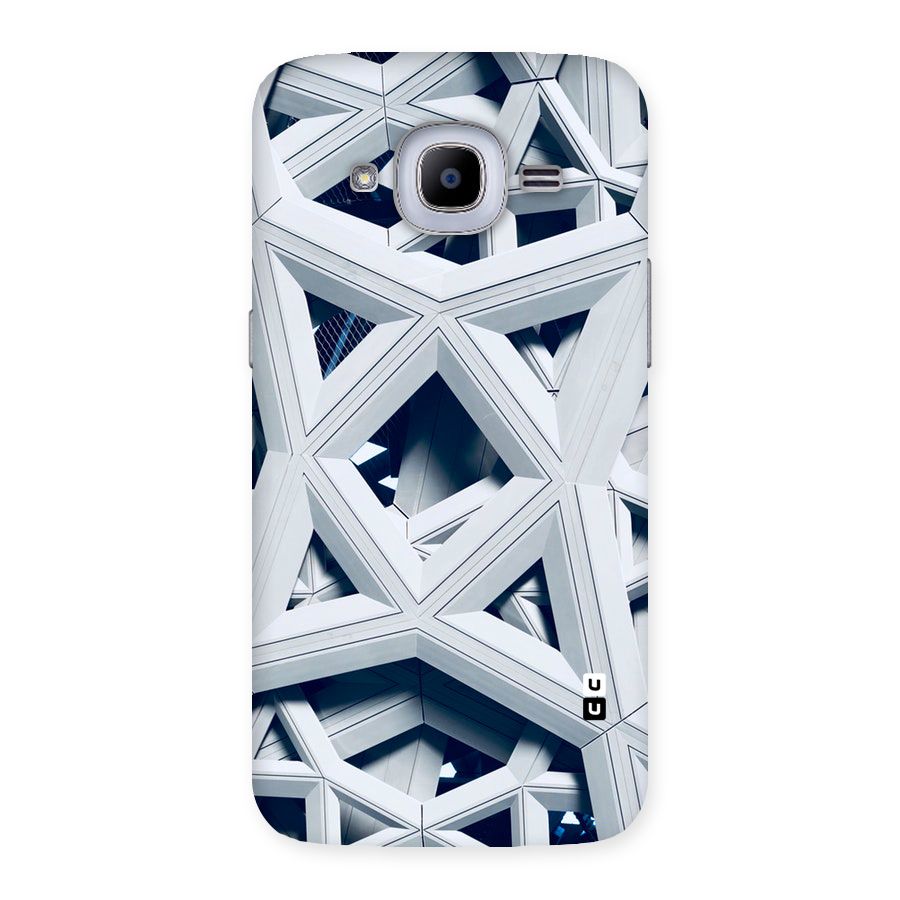 Abstract White Lines Back Case for Samsung Galaxy J2 Pro