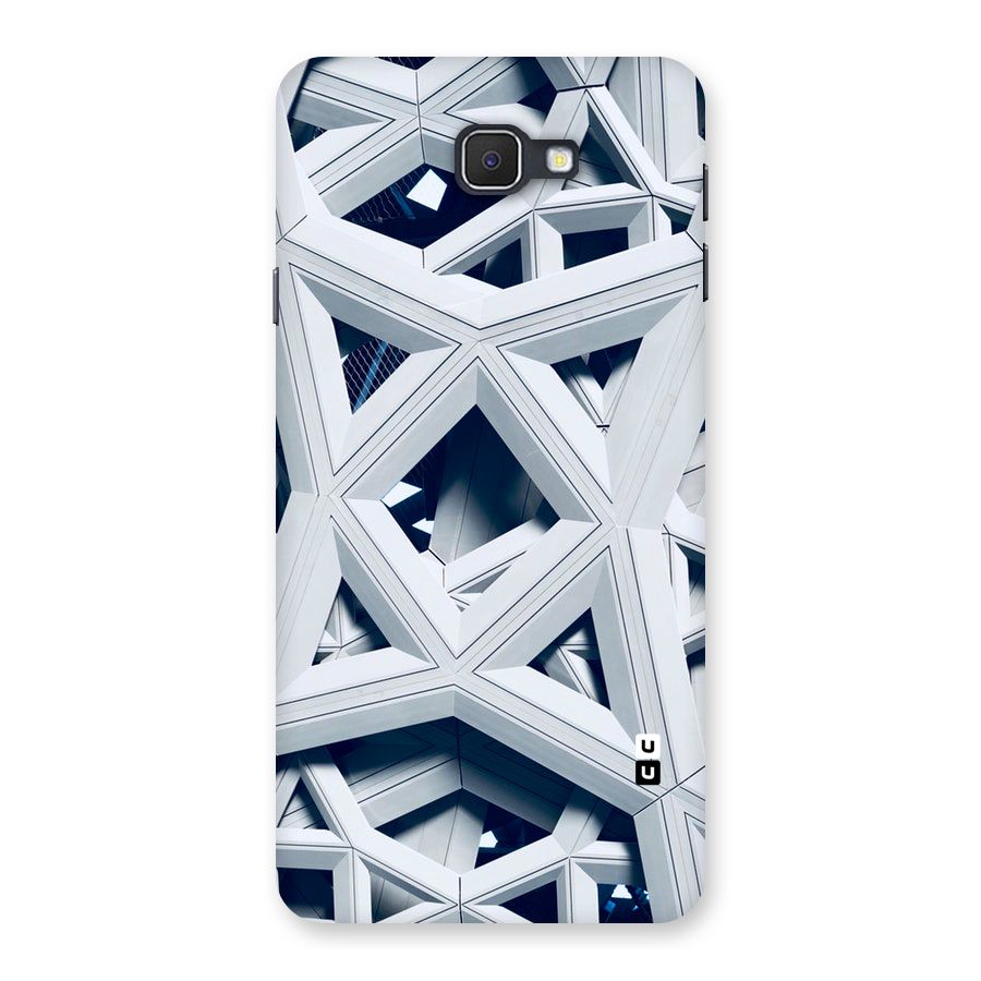 Abstract White Lines Back Case for Samsung Galaxy J7 Prime
