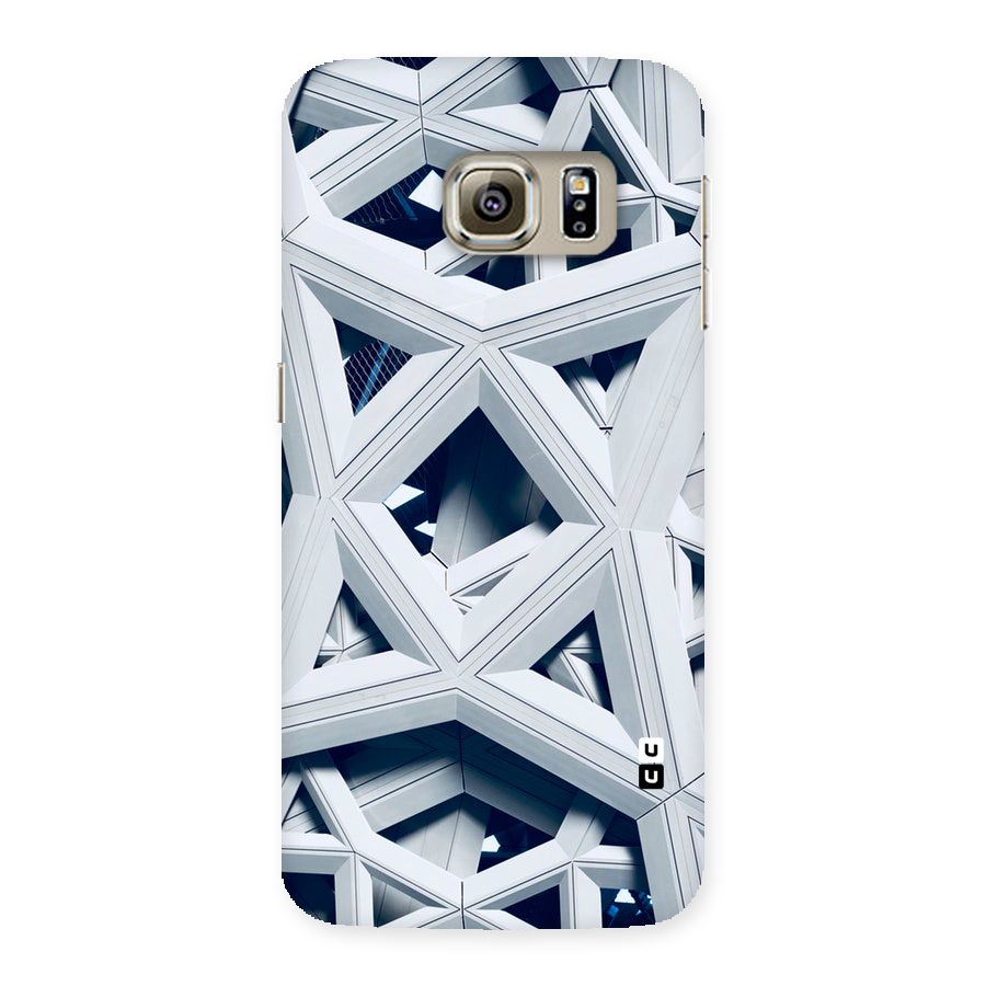 Abstract White Lines Back Case for Samsung Galaxy S6 Edge
