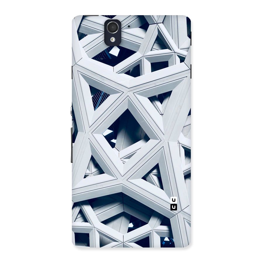 Abstract White Lines Back Case for Sony Xperia Z