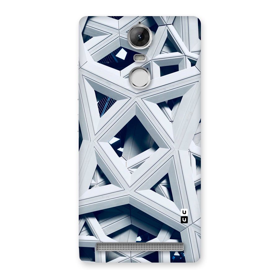 Abstract White Lines Back Case for Vibe K5 Note
