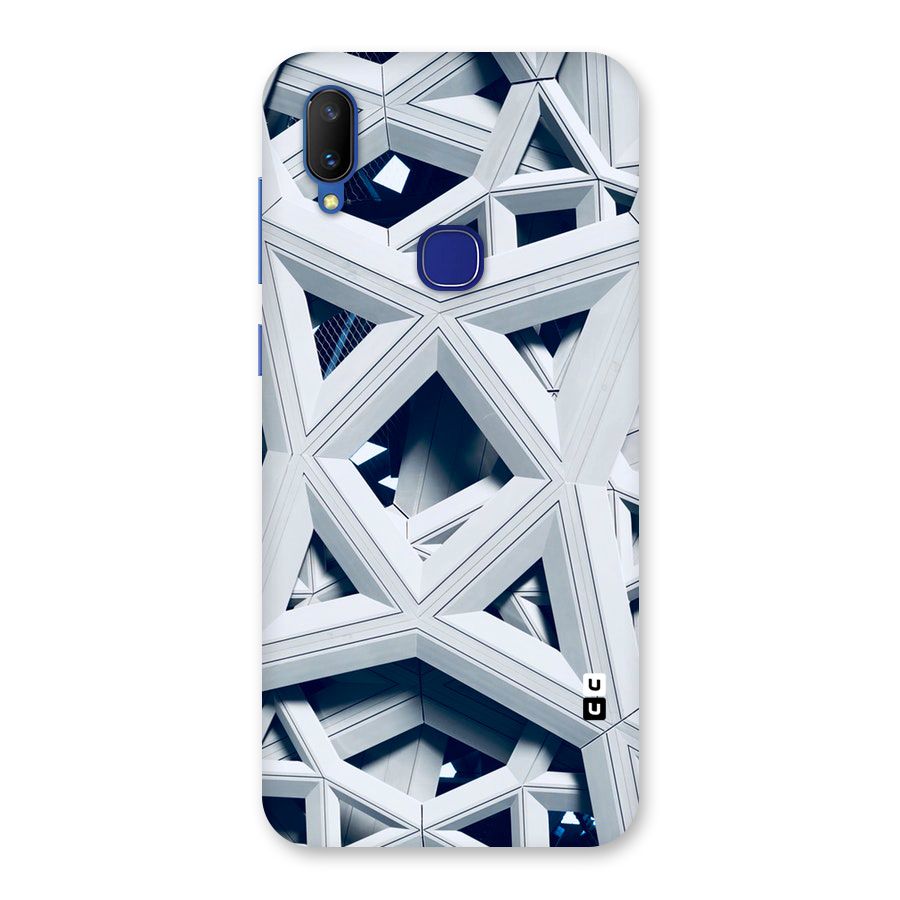 Abstract White Lines Back Case for Vivo V11