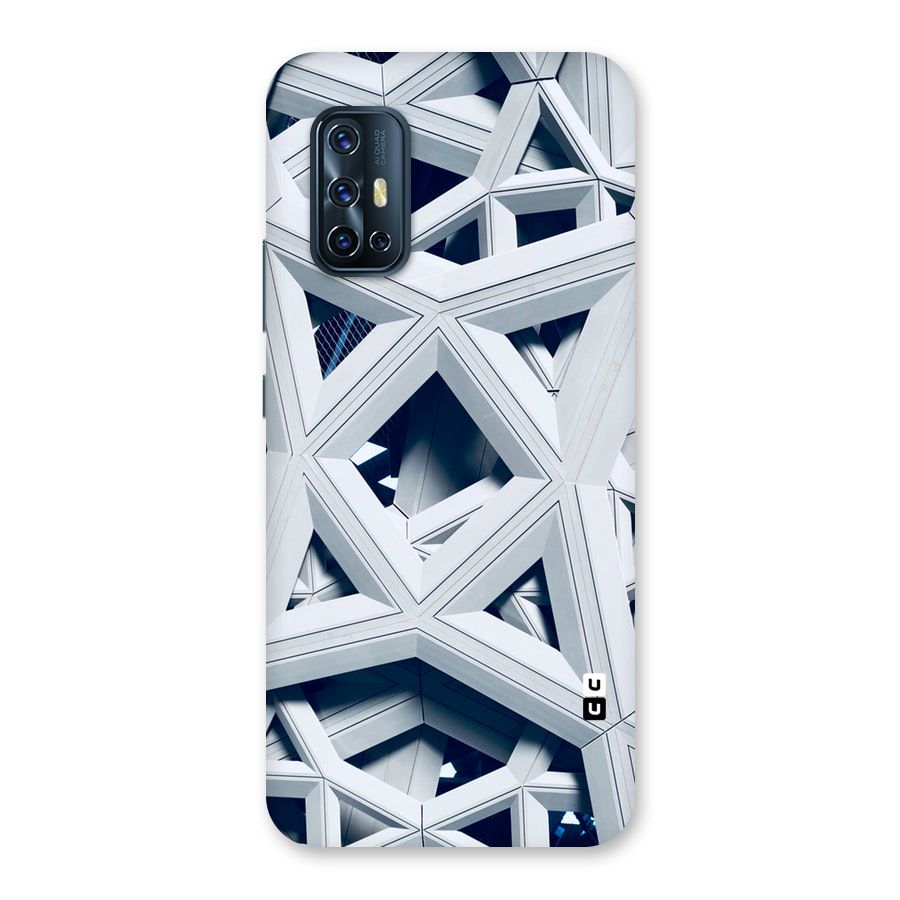 Abstract White Lines Back Case for Vivo V17