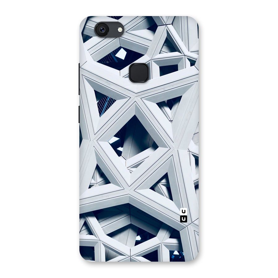 Abstract White Lines Back Case for Vivo V7 Plus