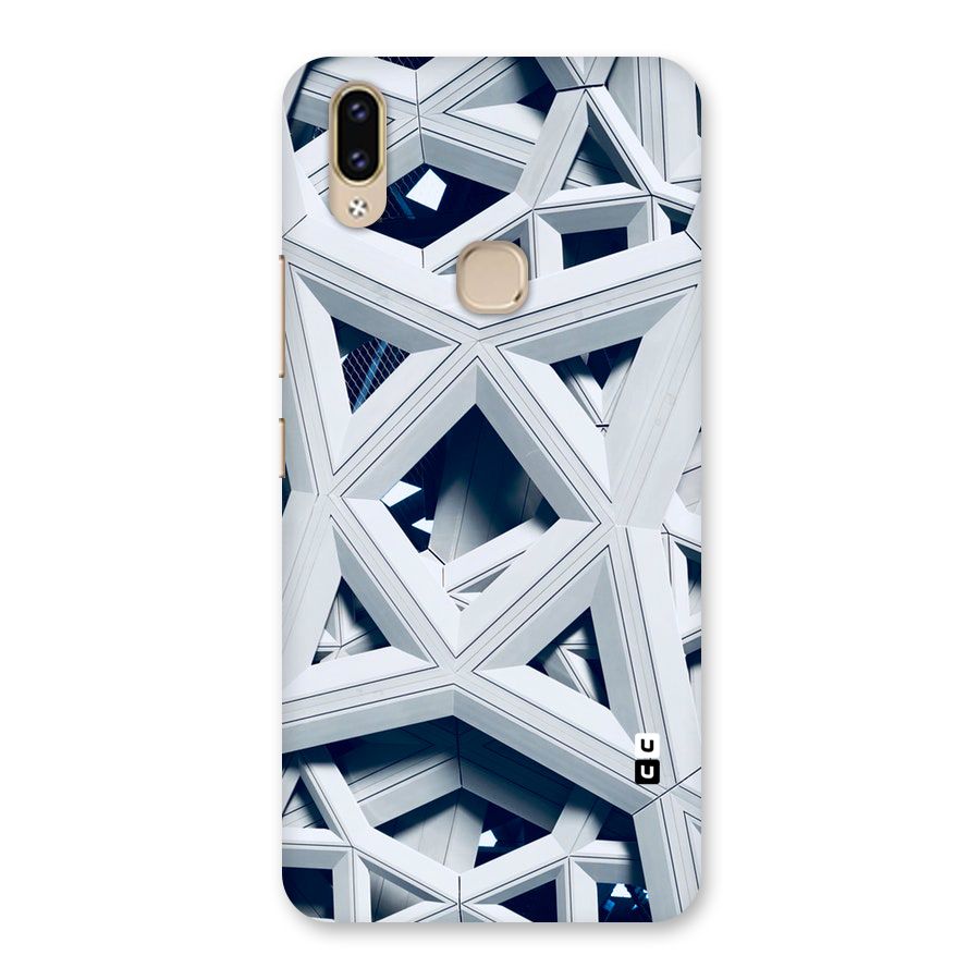 Abstract White Lines Back Case for Vivo V9 Youth