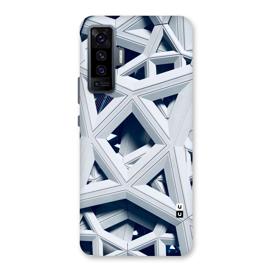 Abstract White Lines Back Case for Vivo X50