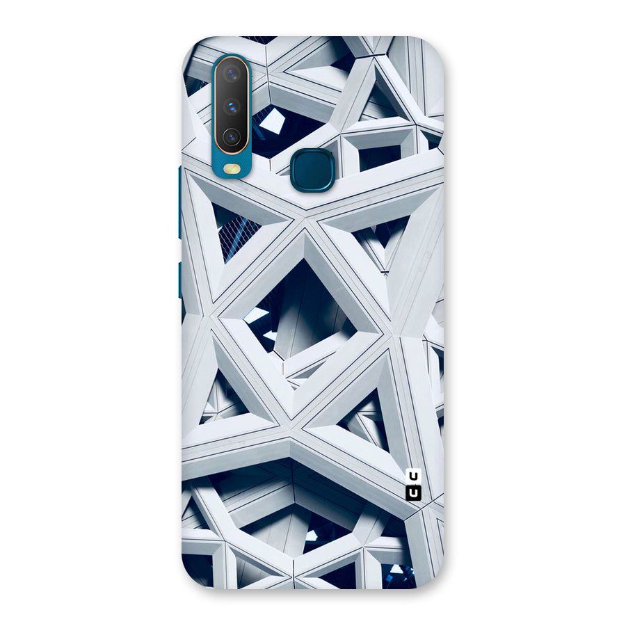 Abstract White Lines Back Case for Vivo Y17