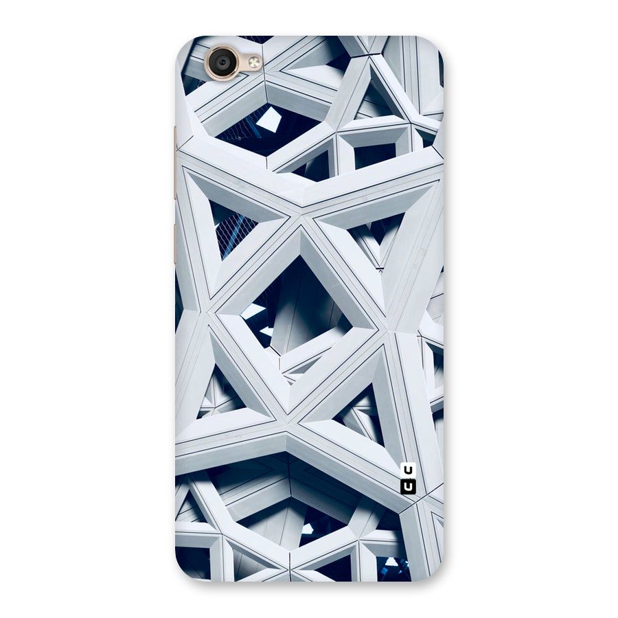 Abstract White Lines Back Case for Vivo Y55L