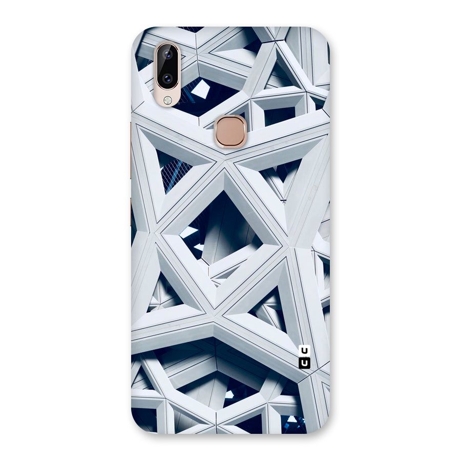 Abstract White Lines Back Case for Vivo Y83 Pro