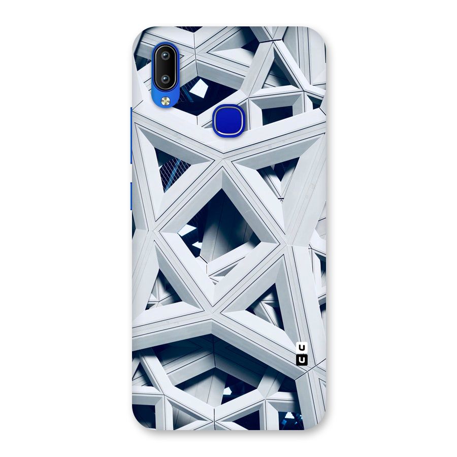 Abstract White Lines Back Case for Vivo Y91