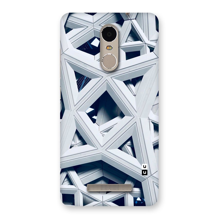 Abstract White Lines Back Case for Xiaomi Redmi Note 3