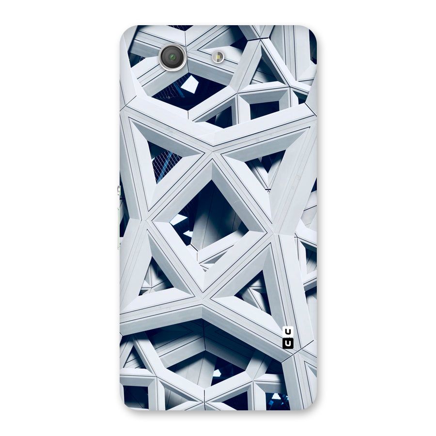 Abstract White Lines Back Case for Xperia Z3 Compact