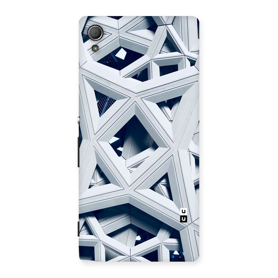 Abstract White Lines Back Case for Xperia Z3 Plus