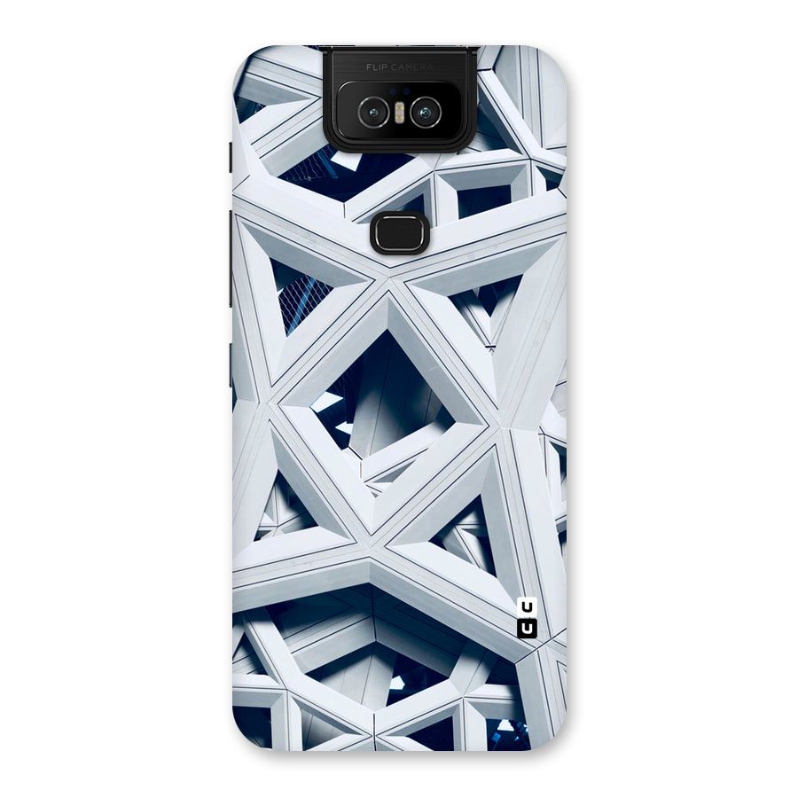Abstract White Lines Back Case for Zenfone 6z