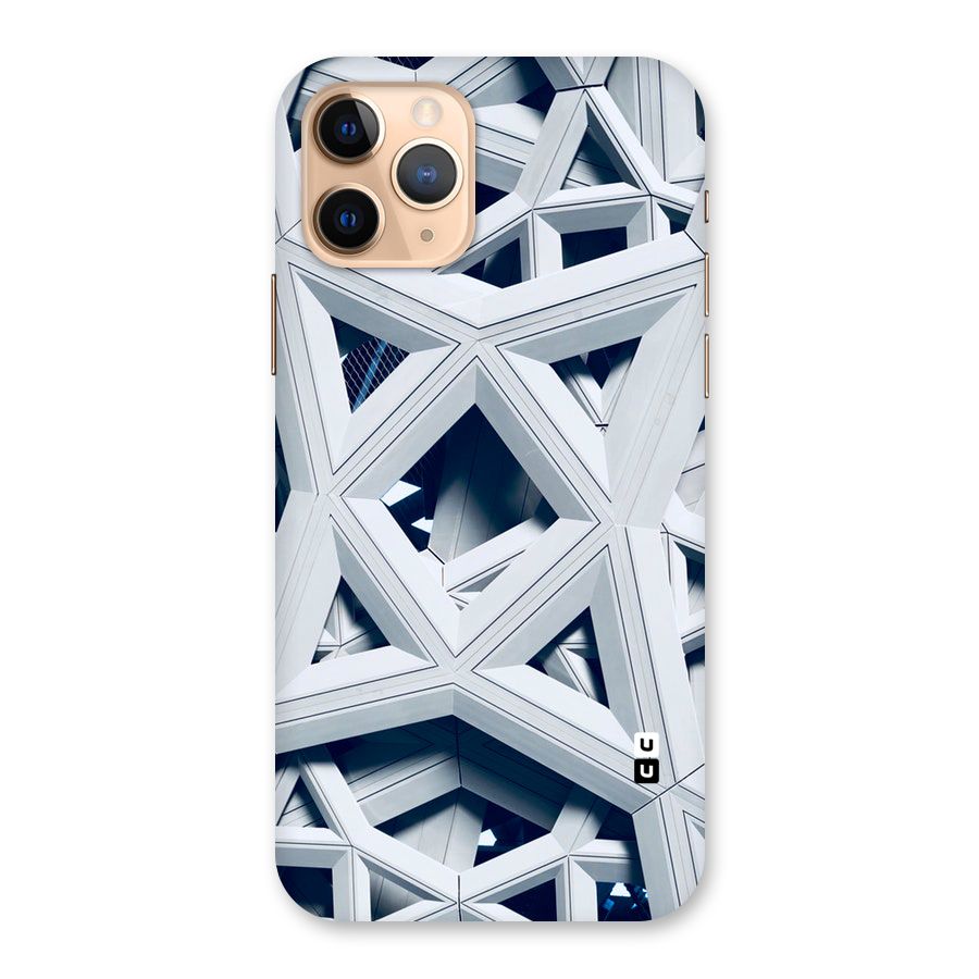 Abstract White Lines Back Case for iPhone 11 Pro