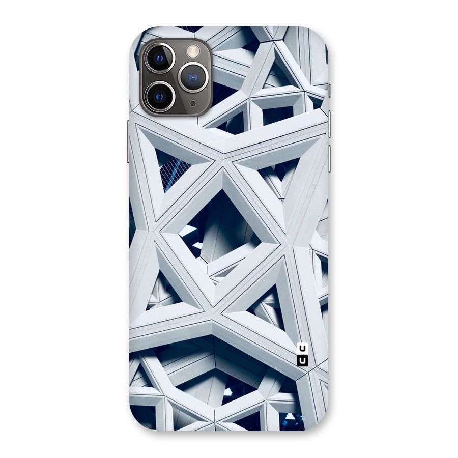 Abstract White Lines Back Case for iPhone 11 Pro Max