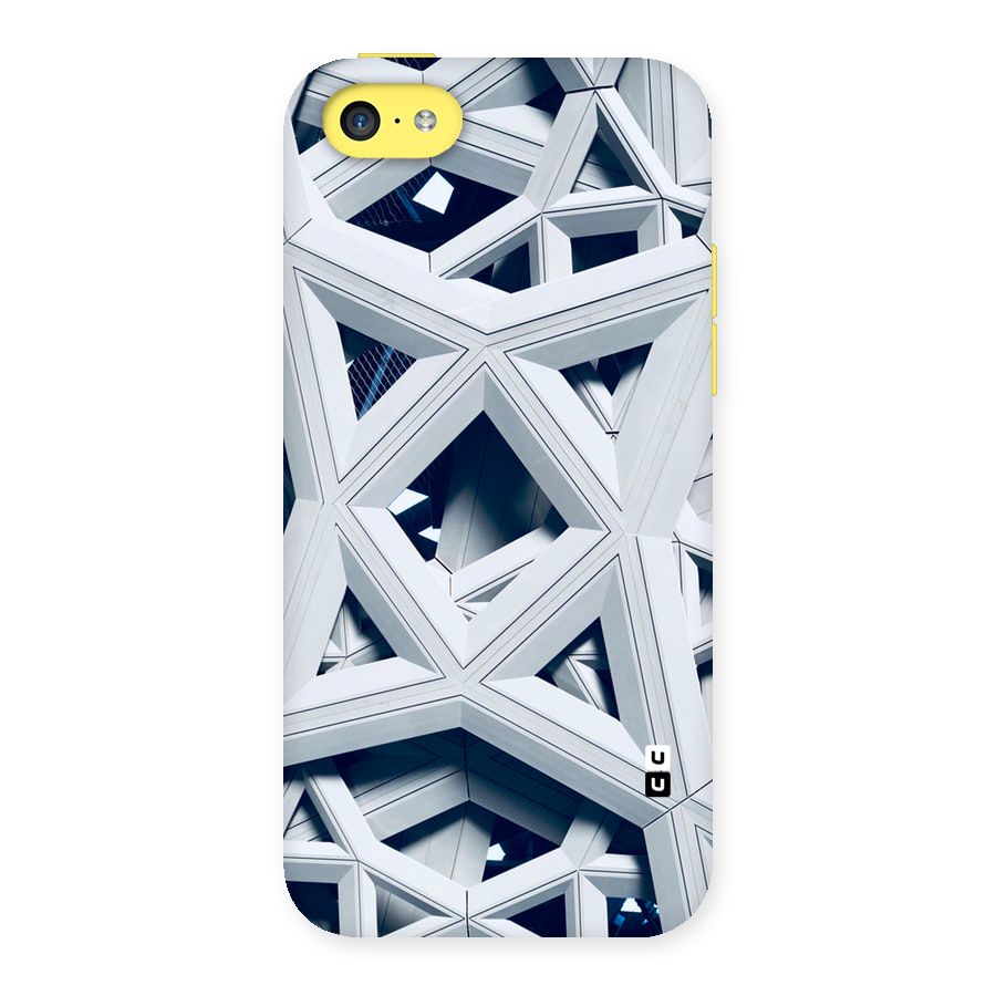 Abstract White Lines Back Case for iPhone 5C