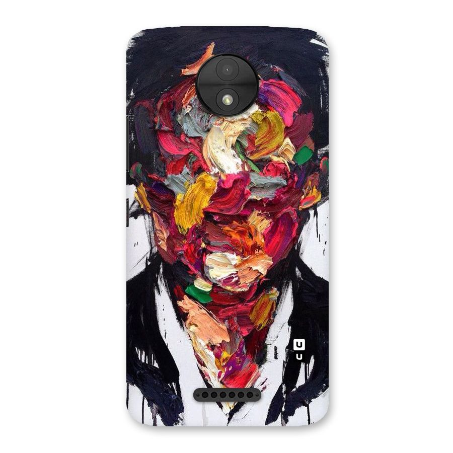 Acrylic Face Back Case for Moto C
