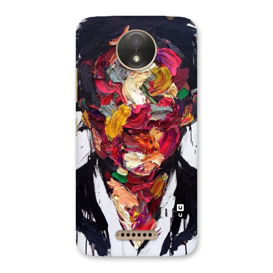 Acrylic Face Back Case for Moto C Plus