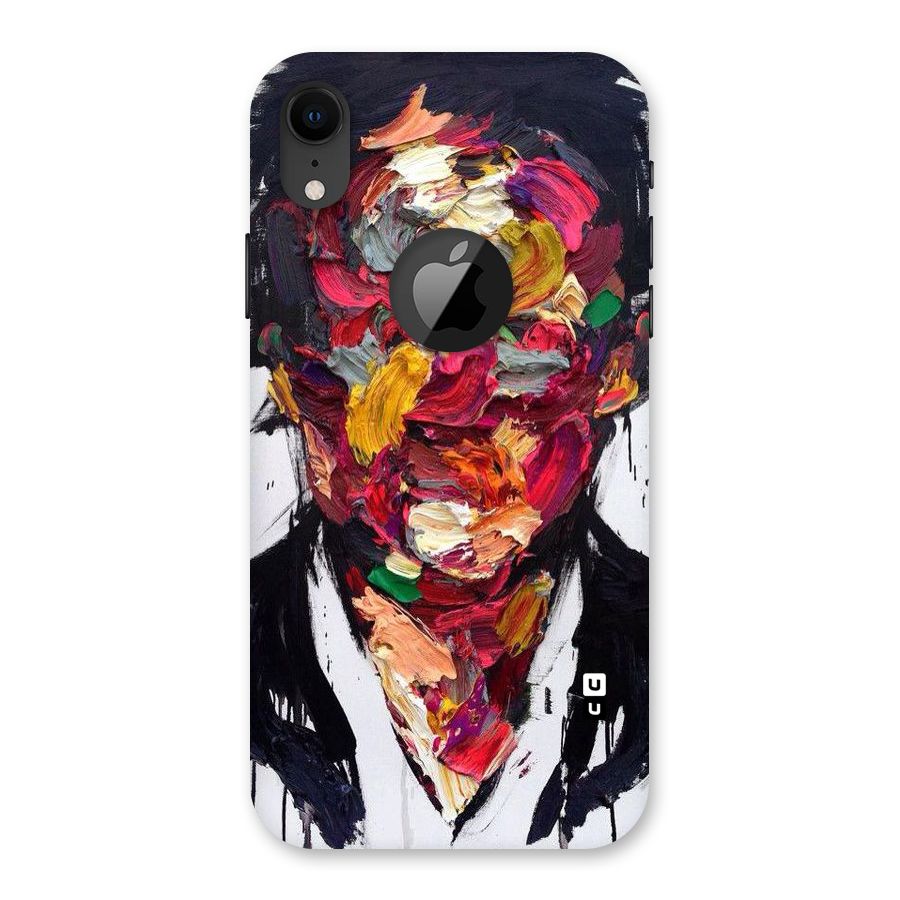 Acrylic Face Back Case for iPhone XR Logo Cut