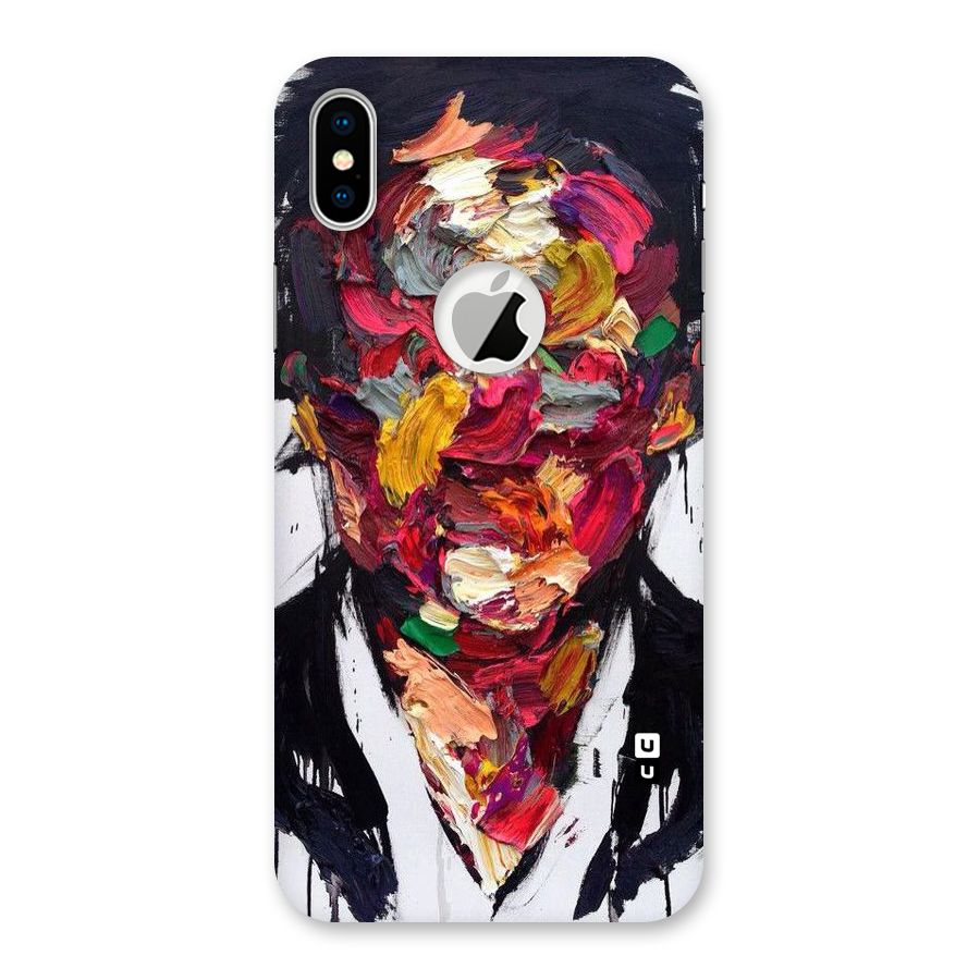 Acrylic Face Back Case for iPhone X Logo Cut