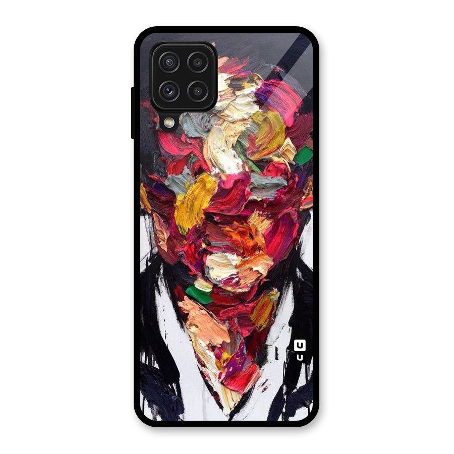 Acrylic Face Glass Back Case for Galaxy A22 4G