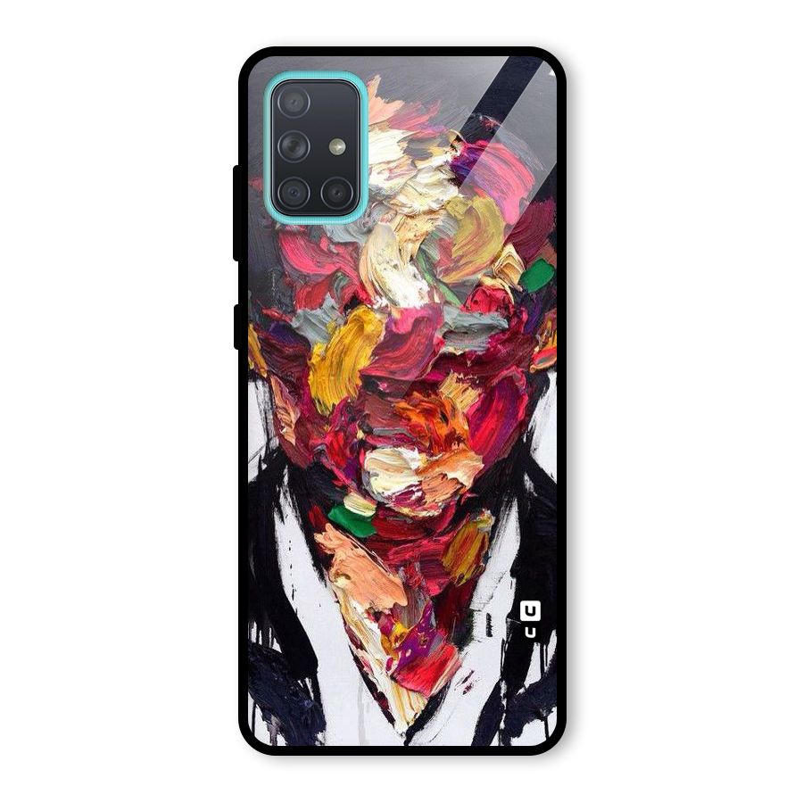 Acrylic Face Glass Back Case for Galaxy A71