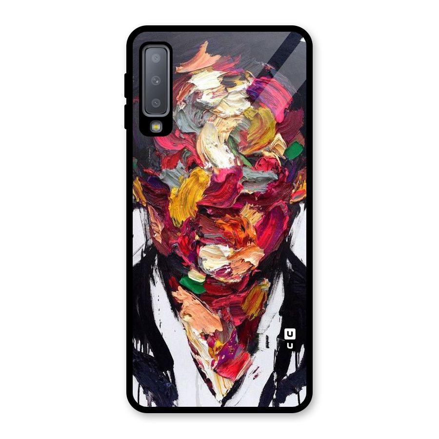 Acrylic Face Glass Back Case for Galaxy A7 (2018)