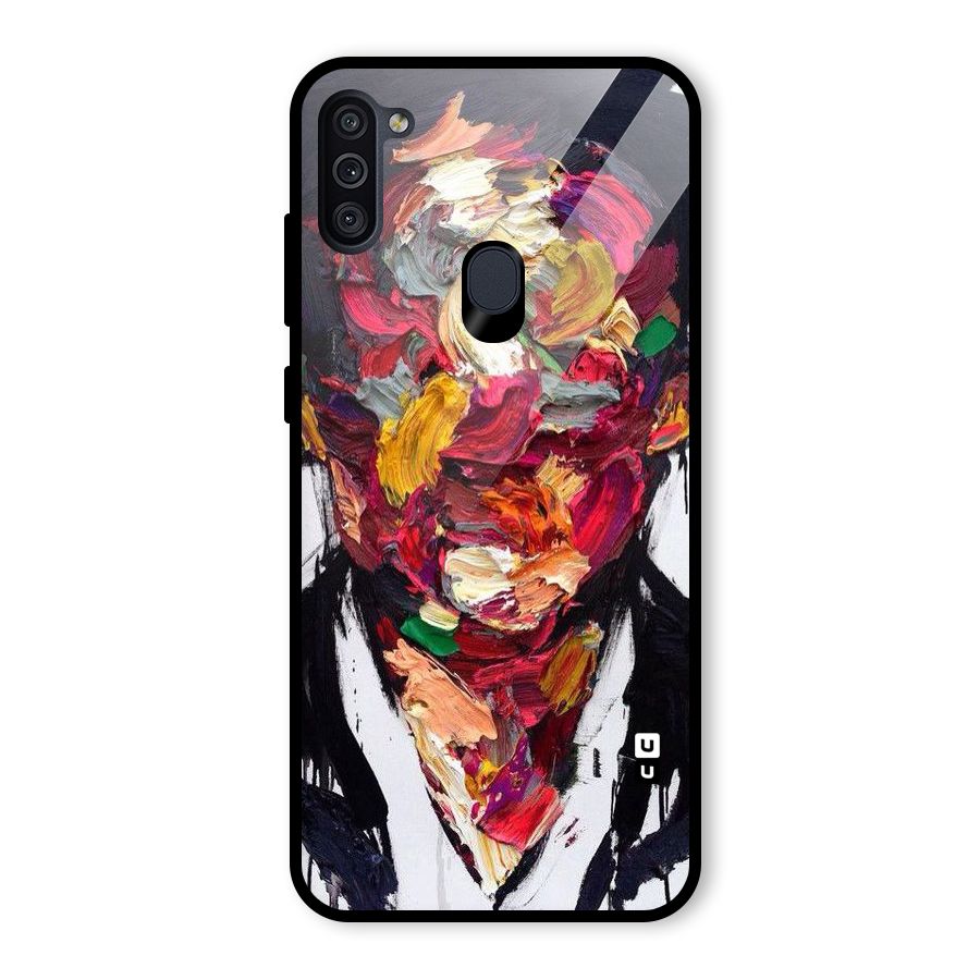 Acrylic Face Glass Back Case for Galaxy M11