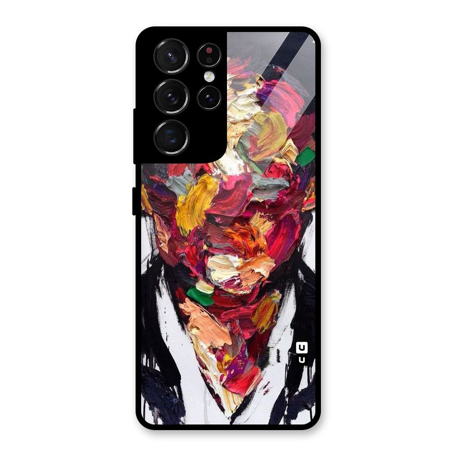 Acrylic Face Glass Back Case for Galaxy S21 Ultra 5G