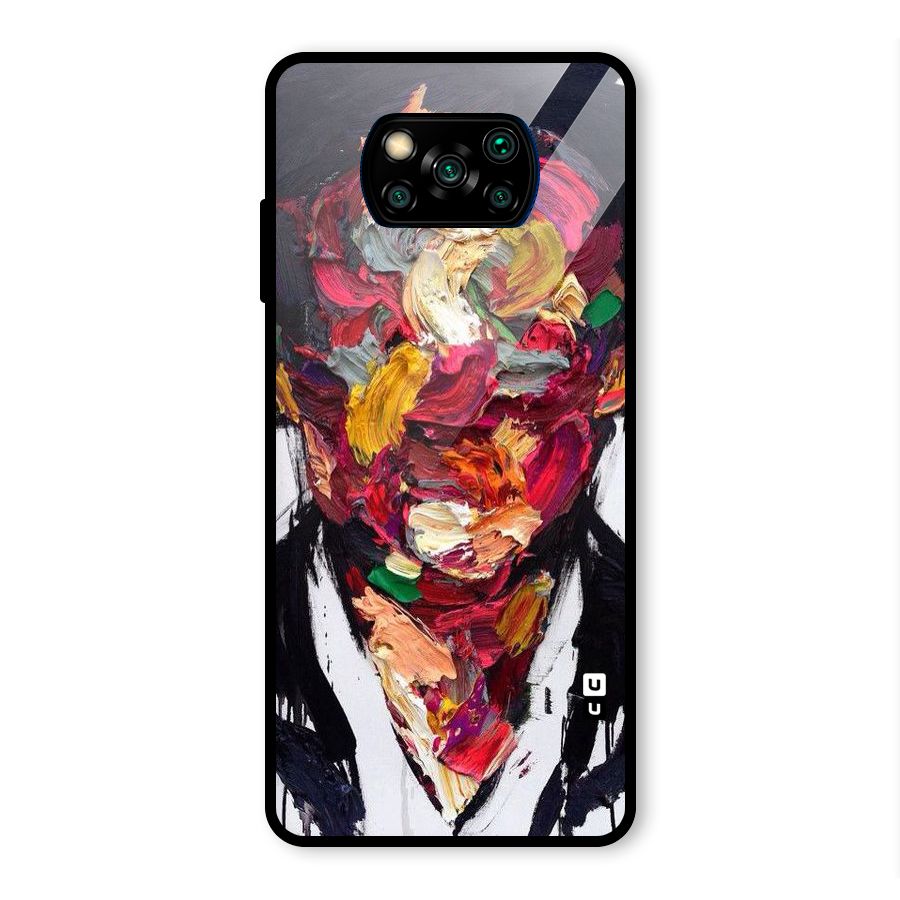 Acrylic Face Glass Back Case for Poco X3 Pro