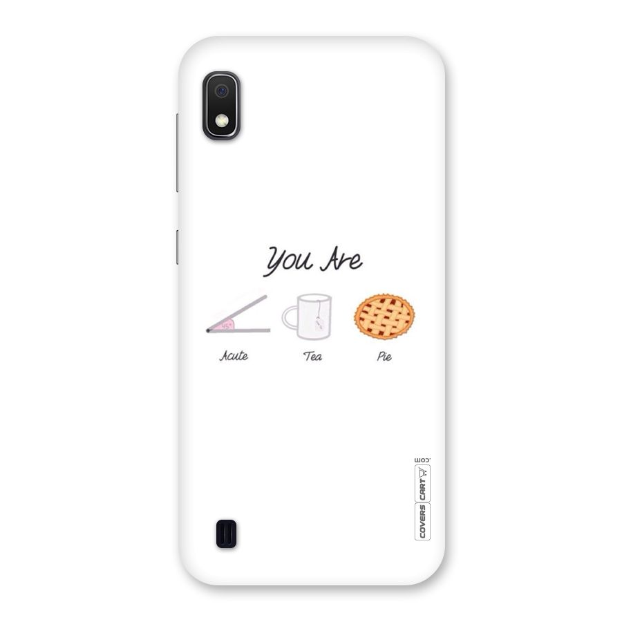 Acute Tea Pie Back Case for Galaxy A10