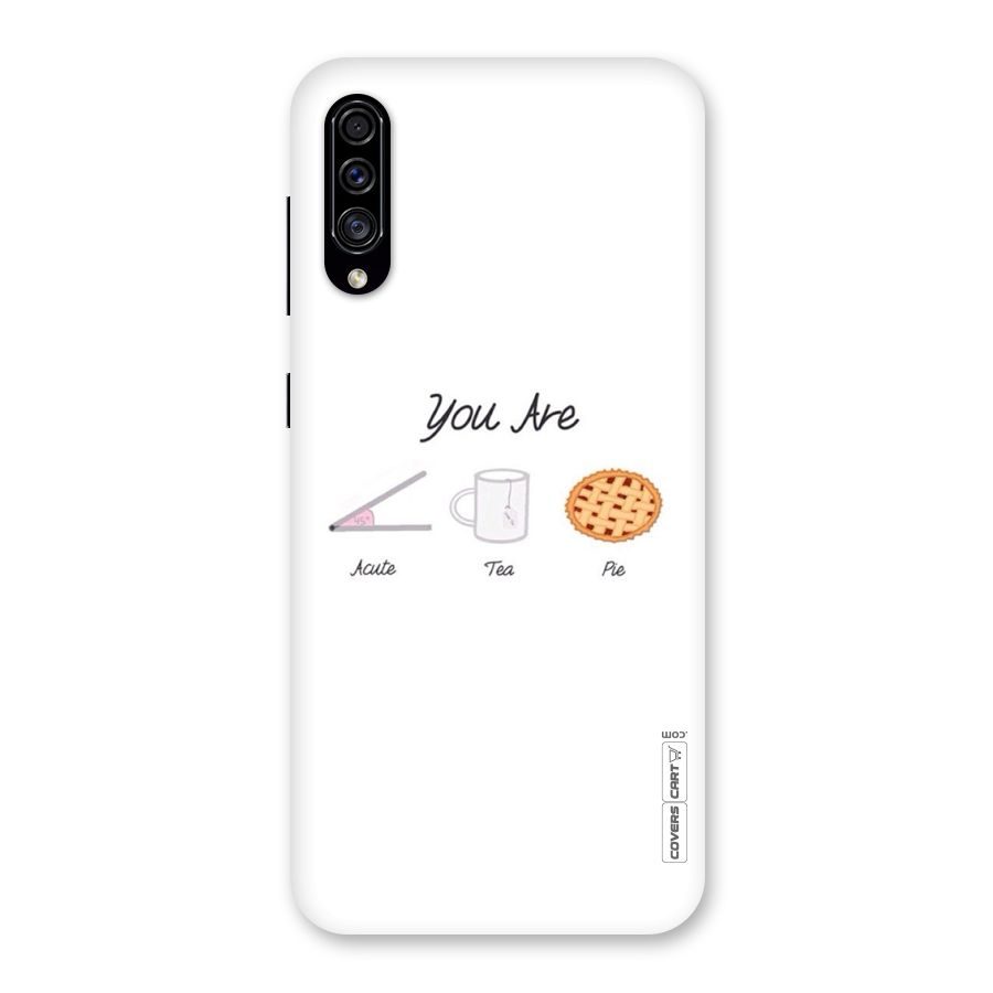 Acute Tea Pie Back Case for Galaxy A30s