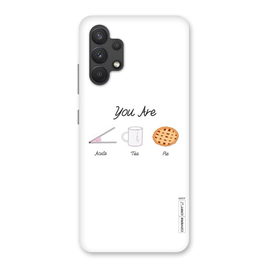 Acute Tea Pie Back Case for Galaxy A32