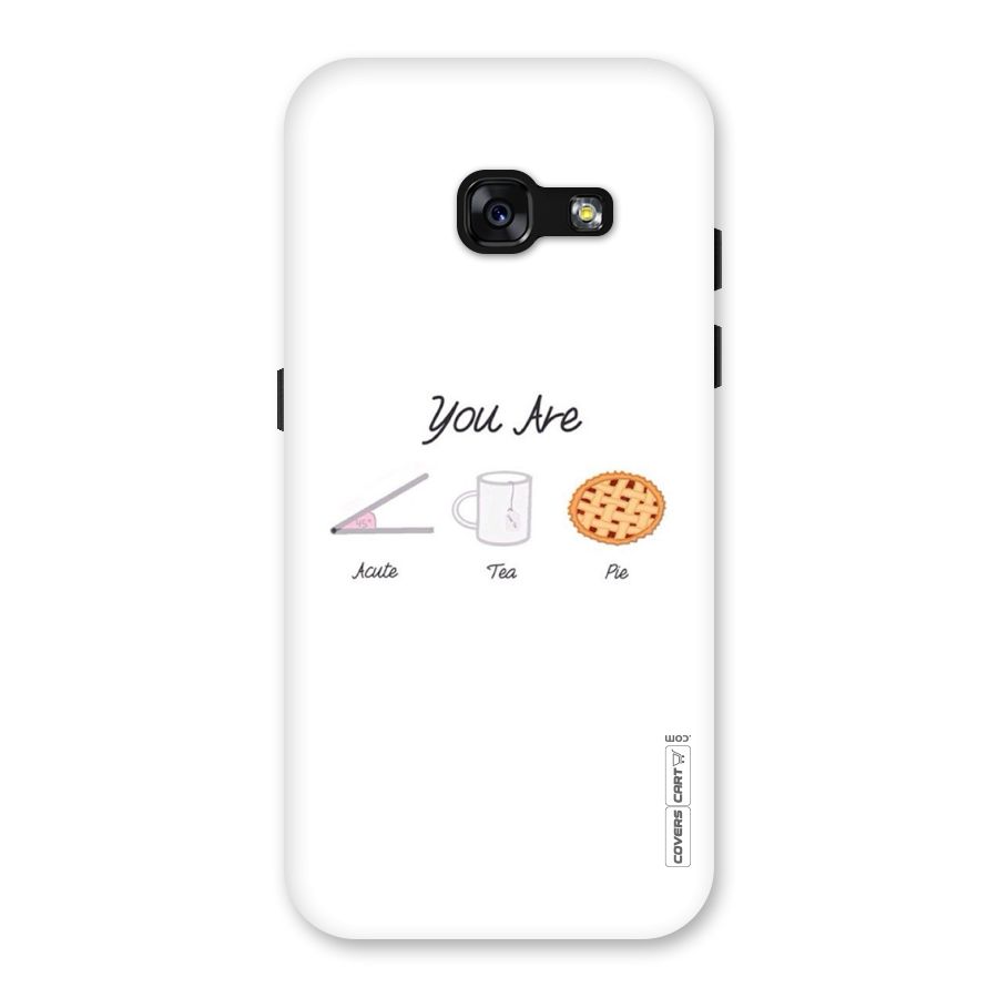 Acute Tea Pie Back Case for Galaxy A3 (2017)