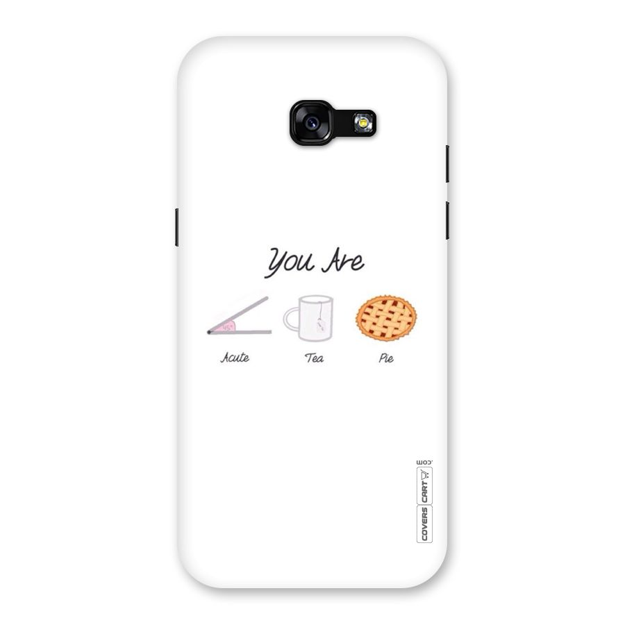 Acute Tea Pie Back Case for Galaxy A5 2017