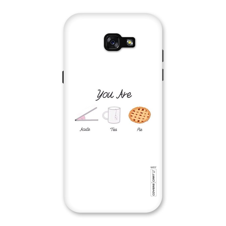 Acute Tea Pie Back Case for Galaxy A7 (2017)