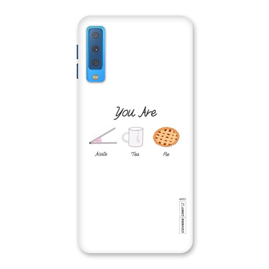 Acute Tea Pie Back Case for Galaxy A7 (2018)