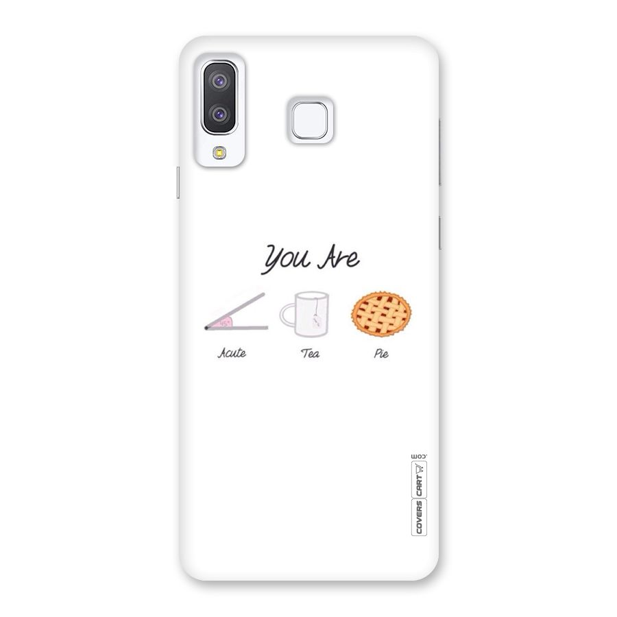 Acute Tea Pie Back Case for Galaxy A8 Star