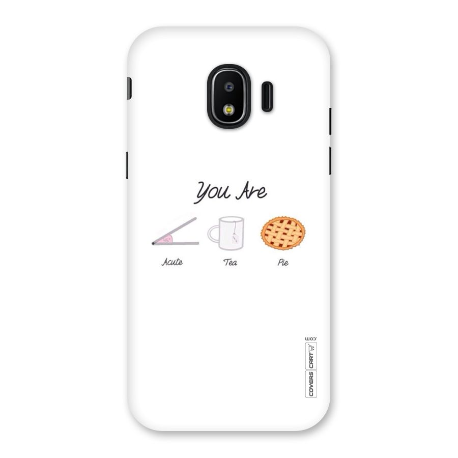 Acute Tea Pie Back Case for Galaxy J2 Pro 2018