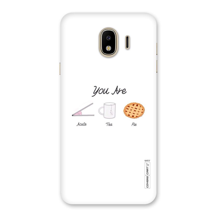Acute Tea Pie Back Case for Galaxy J4