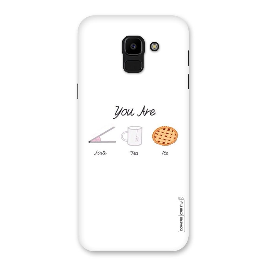 Acute Tea Pie Back Case for Galaxy J6